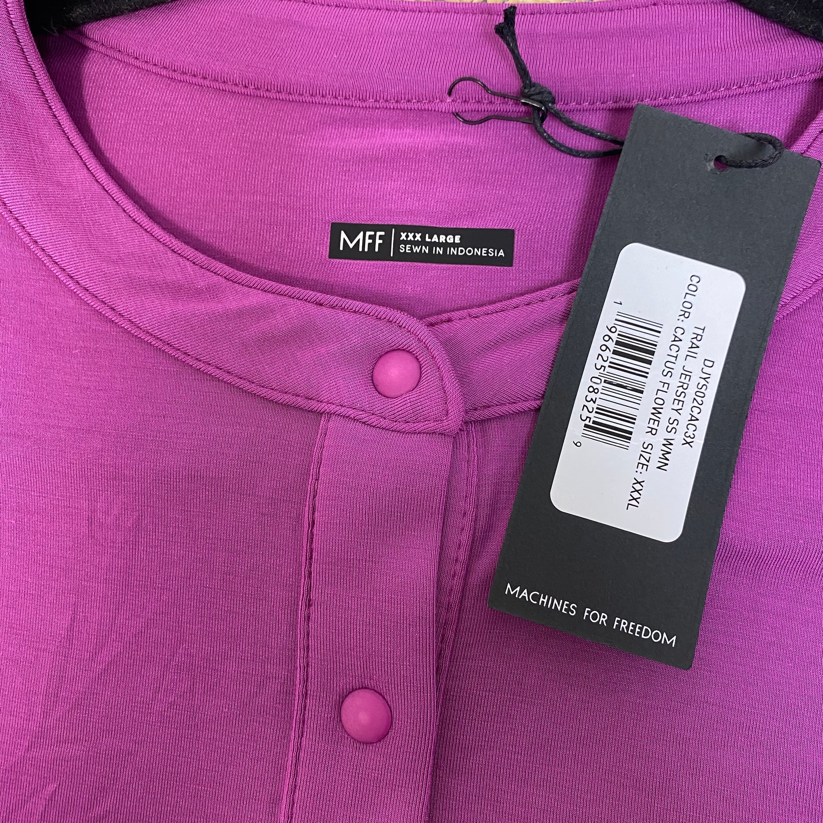 Machines For Freedom Womens Trail Jersey Nwt Plus Xxxl, Magenta, Cycling Shirt — image 3 of 5